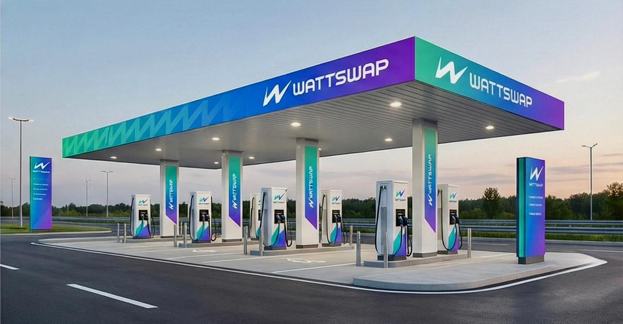 WattSwap Ai.Ultrafast 200+ kW DC Ultrafast Charging Station
