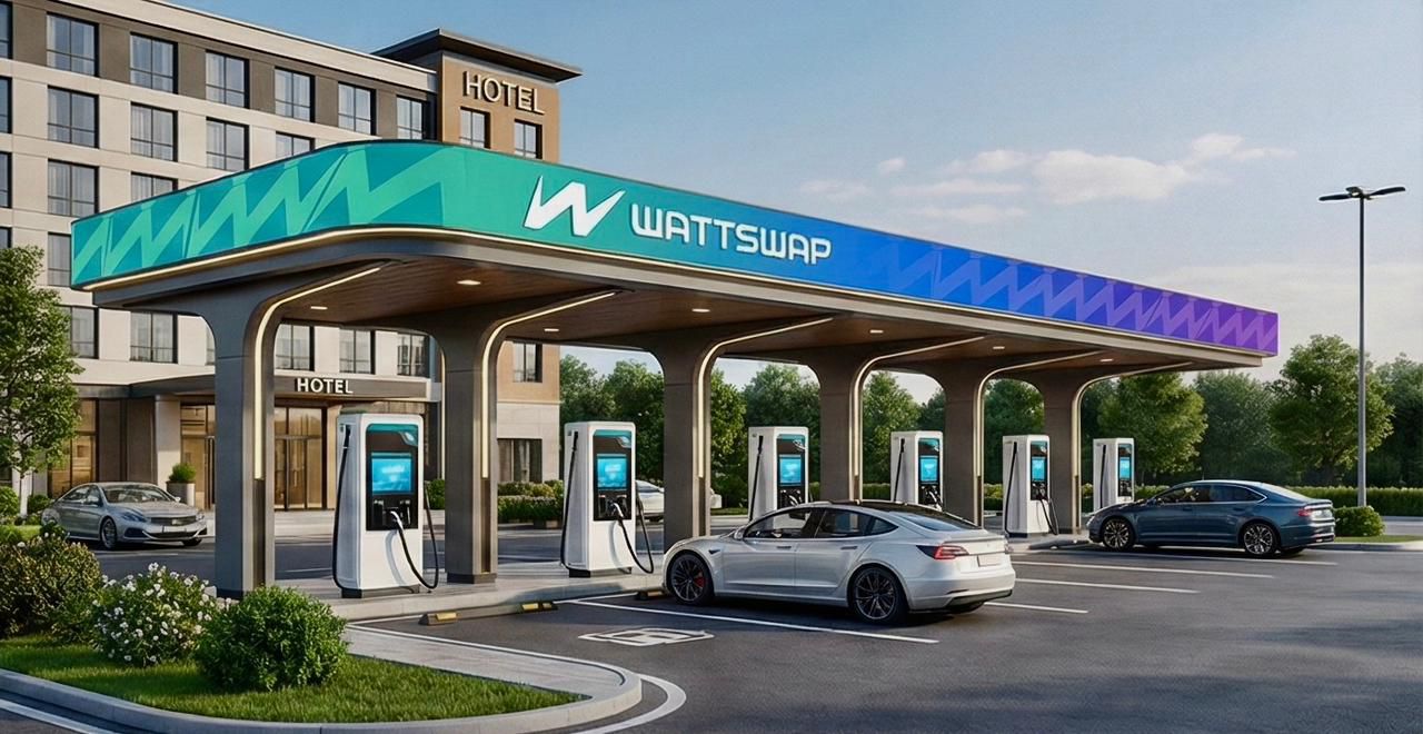 EV Charging Station with Hotel Partnership